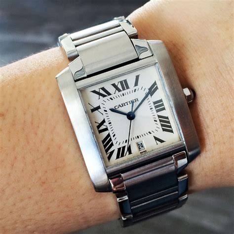 tank cartier watch price|cartier tank francaise price.